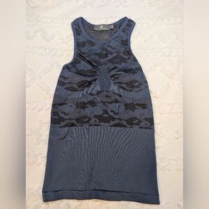 Adidas Stella McCartney Navy Camo Mesh Tank Size Medium